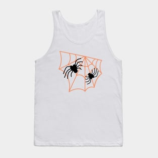 Spider Web Halloween Tank Top